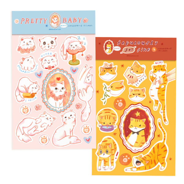 Cat Sticker Sheets